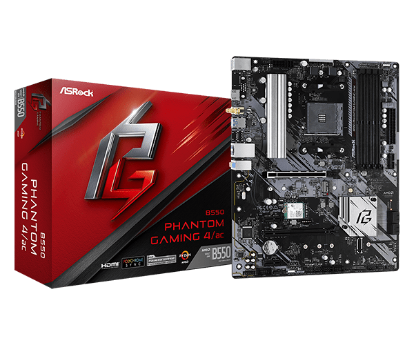 ASRock | B550 Phantom Gaming 4/ac